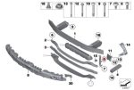 BMW F10 Front Bumper Carrier Mounting Connector Kiri 51117158893 - Gambar 4