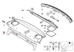 Original BMW E46 Through-loading cross member trim 51468204266 - Gambar 4