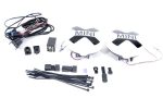 MINI R56 F55 Lampu Sorot LED Grill Auxiliary Lamps Black 63122287148 - Gambar 6