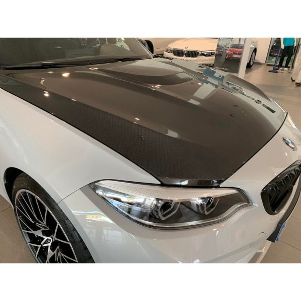Original BMW F87 M2 M Performance Carbon Fiber Hood Kap Mesin