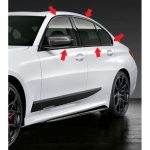 Original BMW G20 3 Shadowline Window Cover Trim Gloss Black Lis Kaca
