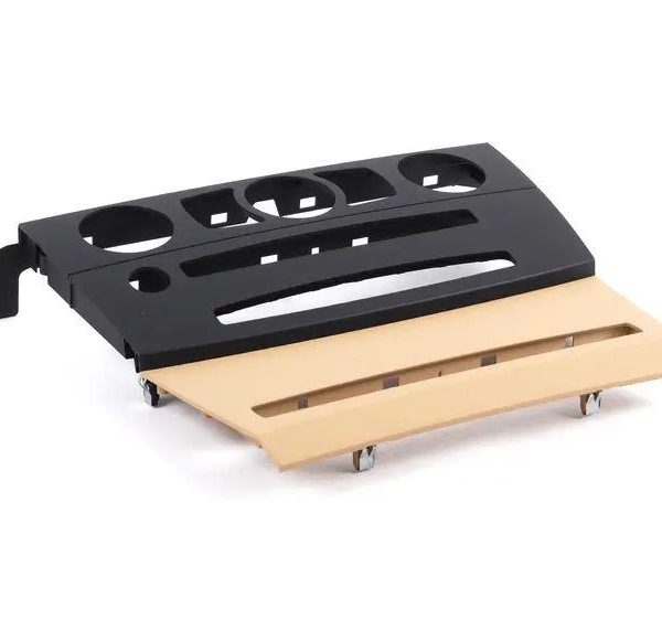Ori BMW E60 Dashboard Trim Panel Cover AC Tengah Beige 51457063154