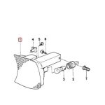 Original BMW E34 Seri 5 Turn Signal Lampu Sein Sen Orange Depan KANAN - Gambar 5