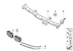 Original BMW E39 PRE-Facelift Chrome Kidney Grill KIRI 51138159315 - Gambar 5