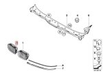 Original BMW E39 PRE-Facelift Chrome Kidney Grill KANAN 51138159316 - Gambar 5