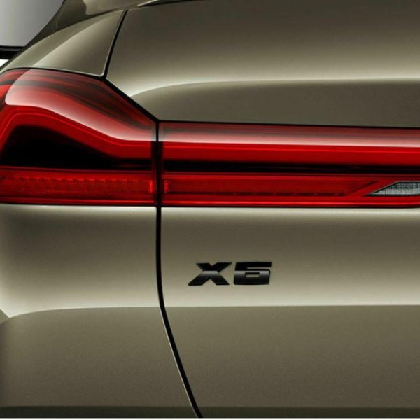 BMW G06 X6 Gloss Black Badge Emblem Bagasi Belakang 51142472840