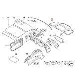 Original BMW E60 Engine Hood Sound Insulation Peredam Suara Kap Mesin - Image 5