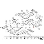 Original BMW E46 Cover Penutup Kolong Belakang Kiri 51718218119 - Image 4