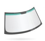 Original BMW E46 Coupe Kaca Depan Green Shade Band Rain sensor