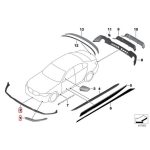 Original BMW Seri 3 G20 M Performance Carbon Splitter + Front Lip - Image 4