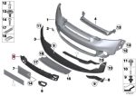 Original MINI Countryman R60 Lower Air Intake Grill Bemper 51119802061 - Image 5