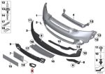 MINI Countryman R60 Brake Duct Chrome Selongsong Rem KIRI 51119803941 - Image 5