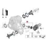 Original BMW X3 X5 X6 Gear Transfer Case Repair Kit ATC400 27102413711 - Image 3