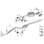 Original BMW E90 E60 F10 Muffler Clamp Exhaust Knalpot 18308506992 - Image 4