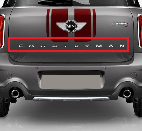 Original MINI R60 Countryman Chrome Logo Emblem Belakang 51149811767 8