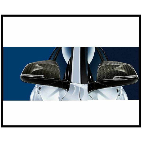 Original BMW F87 M2 M Performance Mirror Carbon Cover Spion SET