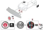 Original MINI R55 R56 R57 Emblem Grill Ray Line Multicolor 51142310733 - Image 4