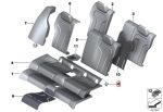 Original BMW F32 F82 F83 M4 Cover Penutup Isofix Black 52207348047 - Image 4