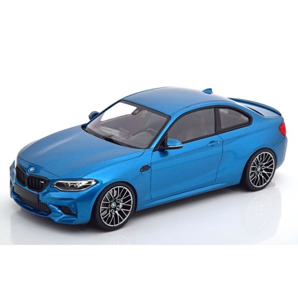 1:18 Minichamps BMW F87 M2 Competition Long Beach Blue Diecast