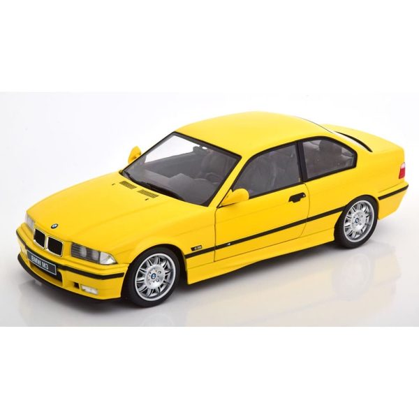 1:18 Solido BMW E36 M3 Coupe Yellow Diecast Miniatur