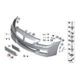 Original BMW F06 F12 F13 M Sport Tatakan Plat Nopol Depan 51118050334 - Image 4