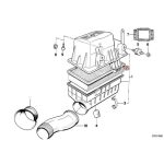 Original BMW E32 750iL M70 Air Intake Filter Udara 13721720861 - Image 4