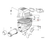 Original BMW E32 750iL M70 Air Intake Filter Udara 13721720861 - Image 5