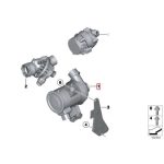 Original BMW F06 F12 F13 640i Pompa Air Coolant Water Pump 11518635090 - Image 5