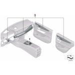 Original BMW F15 X5 M Performance Carbon Fiber Alcantara Interior Trim - Image 4