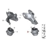 Original BMW E70 X5 E71 X6 Engine mounting KIRI 22116865145 - Image 3