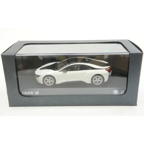 Original BMW i8 Crystal White Miniatur Diecast 1:43