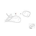 Original BMW E34 M Tech M5 Style Mirror Housing Spion KIRI 51162263981 - Image 5
