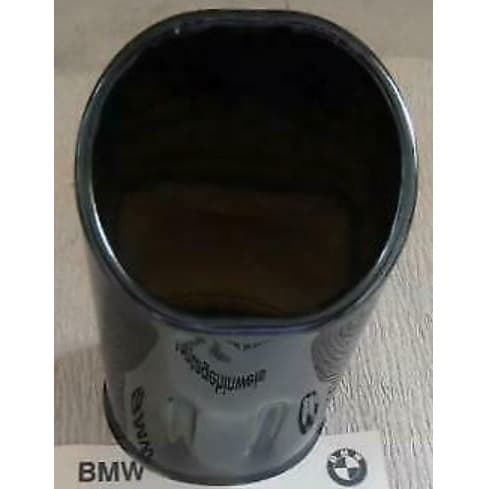 Original BMW E36 320i 323i Black Chrome Exhaust Pipe Tip 82119401211