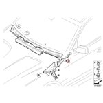 Original BMW E83 X3 Talang Air Kaca Depan Kap Mesin KIRI 51713402957 - Image 5