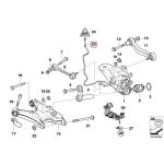 BMW E53 X5 ABS Pulse Generator Wheel Sensor Belakang 34526756380 - Image 5