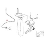 BMW E46 ABS DSC Pulse Generator Sensor Wheel DEPAN KIRI 34526792897 - Gambar 5