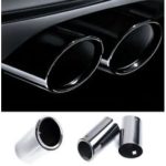 Original BMW E90 LCI Black Chrome Exhaust Tip Finisher Ujung Knalpot - Image 3