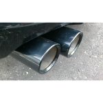 Original BMW E90 LCI Black Chrome Exhaust Tip Finisher Ujung Knalpot - Image 4