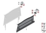 BMW G01 X3 F97 X3M Mounting Kit Partition Net Jaring Pembatas Bagasi