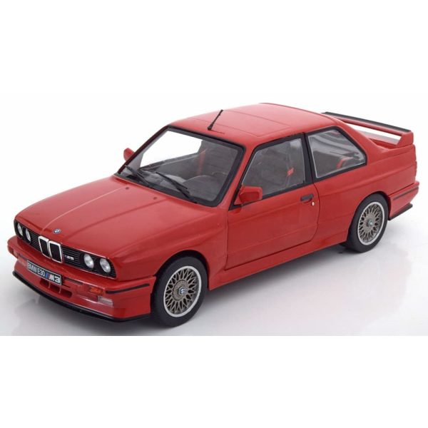 1:18 Solido BMW E30 M3 Coupe 1990 Red Diecast Miniatur