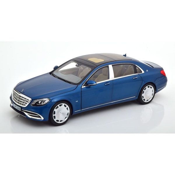 1:18 Original Norev Mercedes Maybach S650 V222 Blue Miniatur Diecast