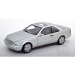 1:18 Mercedes Benz CL600 C140 Coupe Silver Miniatur Diecast by Norev