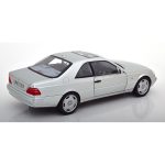 1:18 Mercedes Benz CL600 C140 Coupe Silver Miniatur Diecast by Norev - Image 3