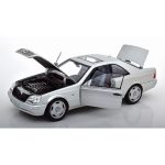 1:18 Mercedes Benz CL600 C140 Coupe Silver Miniatur Diecast by Norev - Image 4