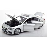 1:18 Mercedes Benz CLS 2018 C257 Silver Miniatur Diecast by Norev - Gambar 3