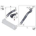 ORI BMW F32 428i N20 Air Intake Tube Selang Turbo 13717605638 - Image 5