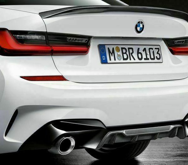 Original BMW G20 G21 M Performance Rear Diffuser + Carbon Insert