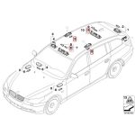 Original BMW E60 Bohlam Lampu Baca Interior 12V 6W XENON 63217160908 - Image 5
