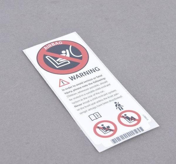 Original BMW E36 E46 E90 E91 E92 E93 Airbag Sticker Label 71239199611