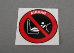 Original BMW E85 E86 E89 Z4 Airbag Sticker Label 71212122545